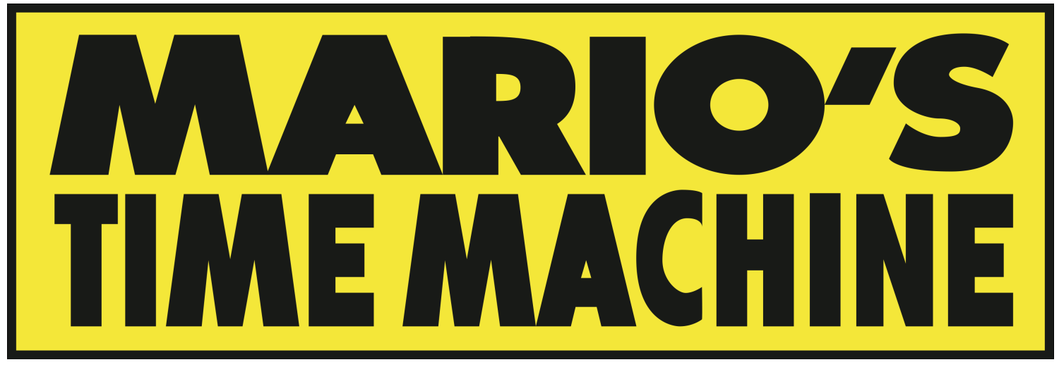 Mario's Time Machine logo for Super Nintendo